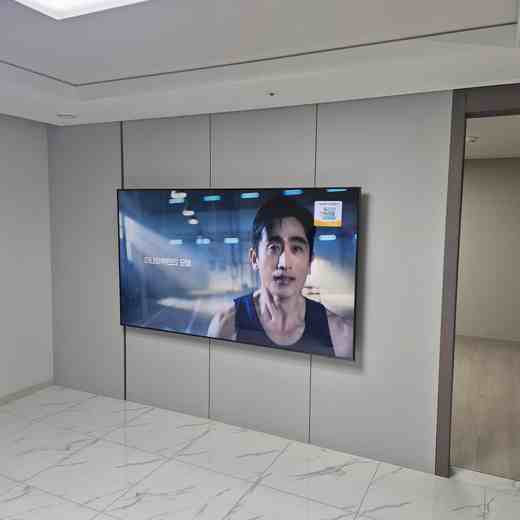 OLED 77인치 화면 설치 맞춤 무타공 벽걸이TV