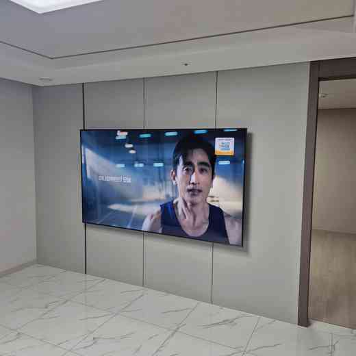 OLED 77인치 화면 설치 맞춤 무타공 벽걸이TV
