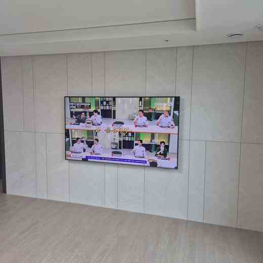 65인치 화면 설치 맞춤 무타공 벽걸이TV
