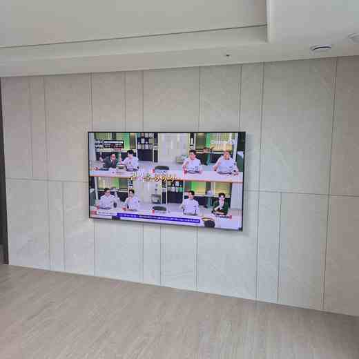86인치 화면 설치 맞춤 무타공 벽걸이TV